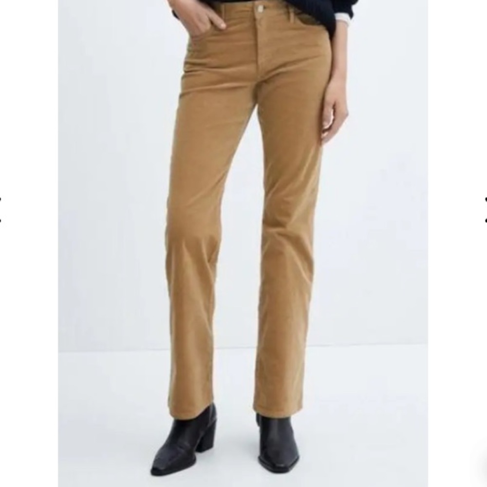 Calvin Klein Bootcut Brown Stretch Corduroy Pants Size 8